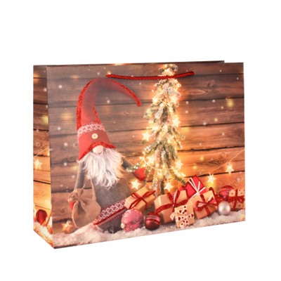 Пакет подарочный 26х32х10 / 362-61-M /уп 12/480/ микс Новый год