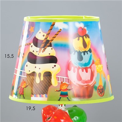 Настольная лампа «Пирожное» Е14 40 Вт МИКС 20×20×32.5 см RISALUX