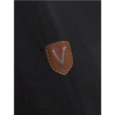 Свитшот с воротом стойкой на молнии из эластичного футера двухнитки