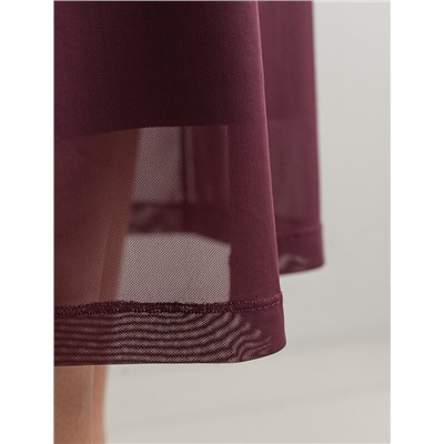 Платье из сетки с подкладкой