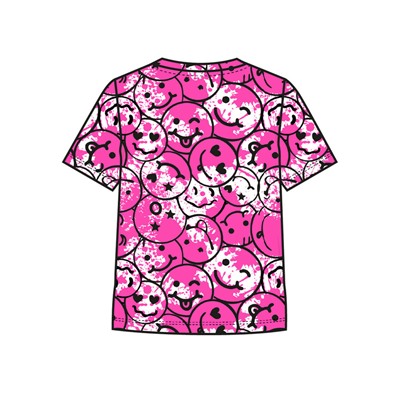 Фуфайка трикотажная для девочек (футболка)