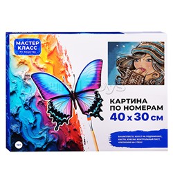 Набор для рисования "Картина по номерам 30х40 см. Красотка"