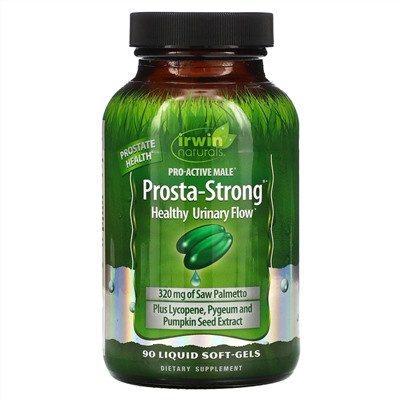 Irwin Naturals, Prosta-Strong, 90 желатиновых капсул