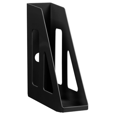 Лоток для бумаг вертикальный  70 мм Актив черный ЛТ511, ЛТВ-31096 Стамм