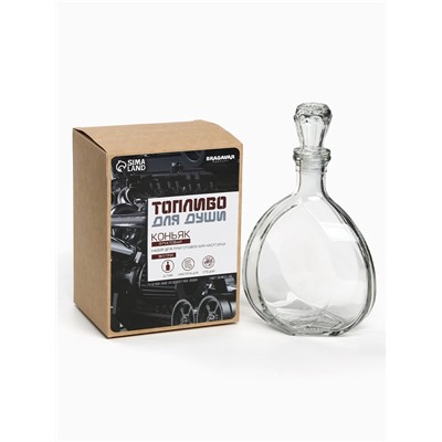 Подарочный набор для приготовления настойки «Коньяк фруктовый»: набор трав и специй 31 г, штоф 500 мл., инструкция