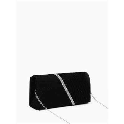 Сумка женская на магните, цвет чёрный