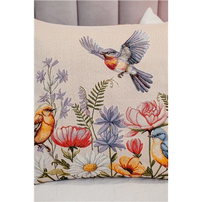 Наволочка декоративная Птички 50х50 НАТАЛИ, 1092873