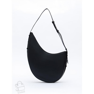 Сумка женская кожаная 1032M black Polina&Eiterou  в Новосибирске