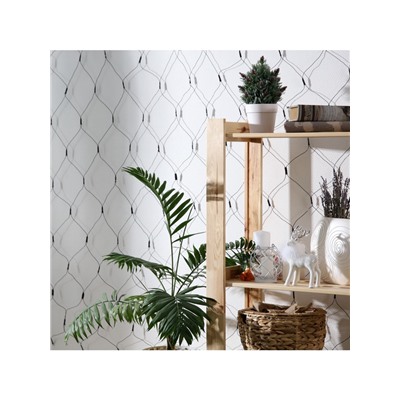 Гирлянда «Сеть» 1.6×1.6 м, IP20, тёмная нить, 144 LED, свечение тёплое белое, 8 режимов, 220 В