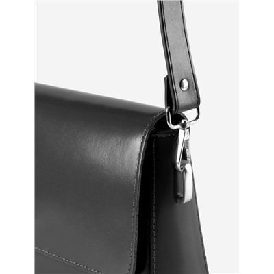 Ручка для сумки, с карабинами, 100±1 см × 2.5 см, чёрная