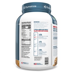 Dymatize Nutrition, ISO100, гидролизованный 100% изолят сывороточного протеина, арахисовое масло, 1,4 кг (3 фунта)