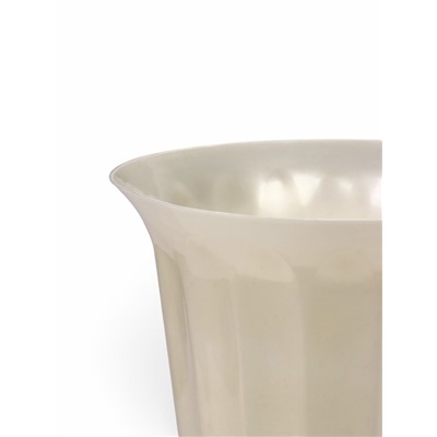 Ваза для цветов, 17 л, d=29 см, h=52 см, пластиковая, белая