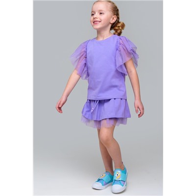 Фуфайка трикотажная для девочек (футболка) PLAYTODAY, 1122507