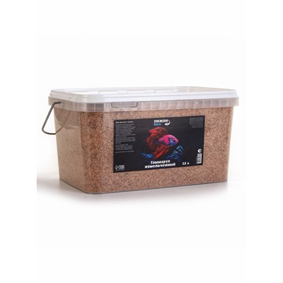 Корм для рыб и черепах «Пижон» гаммарус измельченный, 5.8 л