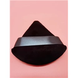 Kristaller Набор спонжей-пуховок в пластиковом контейнере для сухих и кремовых текстур, черный, 6 шт. 28053