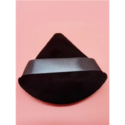 Kristaller Набор спонжей-пуховок в пластиковом контейнере для сухих и кремовых текстур, черный, 6 шт. 28053