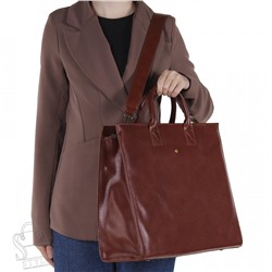 Сумка женская кожаная  5001NN brown Natale Navetta