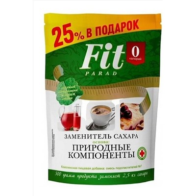ФитПарад № 7 - 500г эритритол ДОЙ-ПАК ЭКОПРОДУКТЫ, 1180100