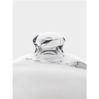 Ёмкости сервировочные Paşabahçe Villa Patisserie, одна ёмкость 500 мл, с крышкой, набор 3 шт., стекло, прозрачные