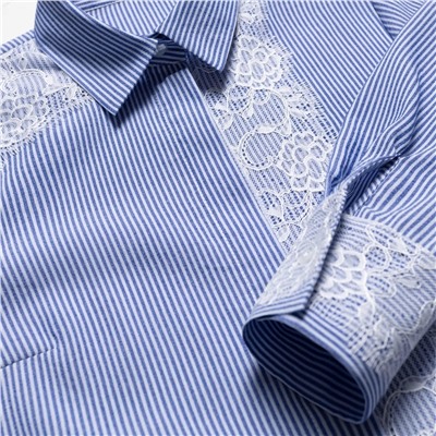 Блуза комбинированная с кружевом, Совершенство по умолчанию