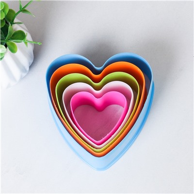 Форма для печенья 5 предметов / FG-826 /уп 144/