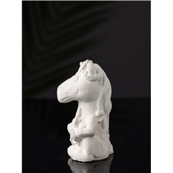 Фигурка для росписи «Лошадка с косой», гипс, 9×5×5 см