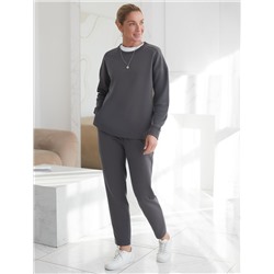 Джемпер из облегченного футера  с эластаном