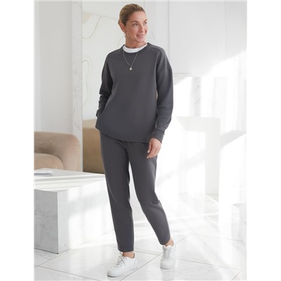 Брюки из облегченного футера с эластаном