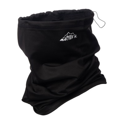 Бафф спортивный «Мастер К» для защиты от ветра и пыли, мужской, чёрный
