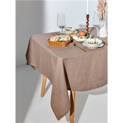 Скатерть Этель Woody, 110×135 см, лён 100%, 190 г/м²