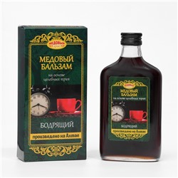 Безалкогольный алтайский медовый бальзам на травах «Бодрящий», стекло, 250 мл