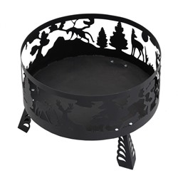 Костровая чаша «Лес», d=60 см, h=42 см, толщина стали 3 мм