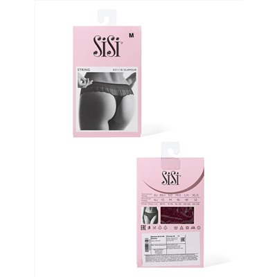 SiSi Трусы SI 2111B Glamour String, PA