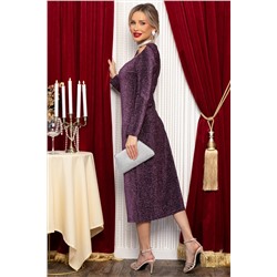 Платье вечернее Джина (пурпурное) П14705-35М