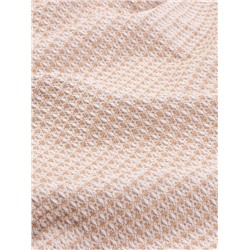 Плед с бахромой SL Home Waffle 130×180 см, бежевый