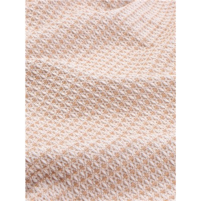 Плед с бахромой SL Home Waffle 130×180 см, бежевый