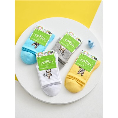 Omsa Носки OMSA kids   Calzino 21P73 с рисунком на резинке (Корги)