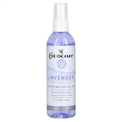 Cococare, Lavender, Hydrating Facial Mist, 4 fl oz (118 ml)