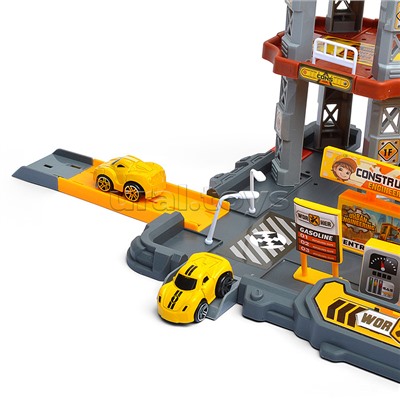 Парковка "Приключения на стройке" (82 предмета) в коробке