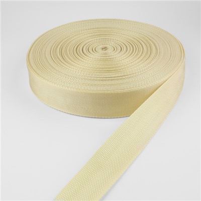 Стропа ременная, 40 мм, 50±1 м, плотность 15.5 г/м, бежевая №22