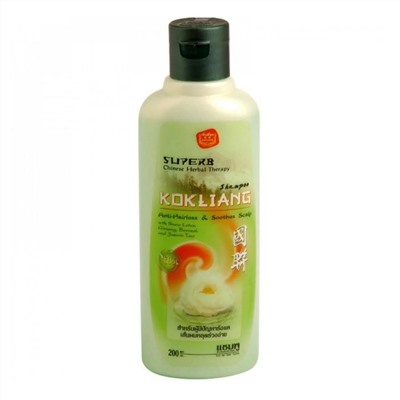 Kokliang Натуральный травяной шампунь против перхоти / Chinese Herbal Therapy Anti-Hairloss & Soothes Scalp Shampoo, 200 мл 21481