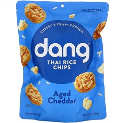 Dang, Thai Rice Chips, Aged Cheddar, 3.5 oz (100 g)