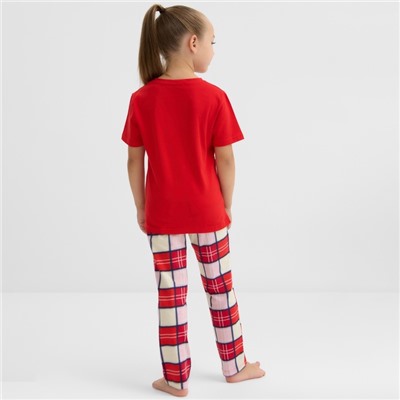 Пижама новогодняя детская KAFTAN «Bear» размер 28 (86-92)