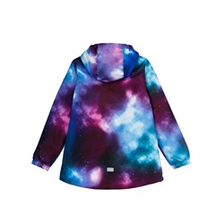 Куртка текстильная с полиуретановым покрытием для девочек (ветровка)