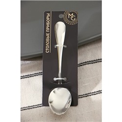 Ложка чайная из нержавеющей стали «Батиста», длина 14 см, серебристая