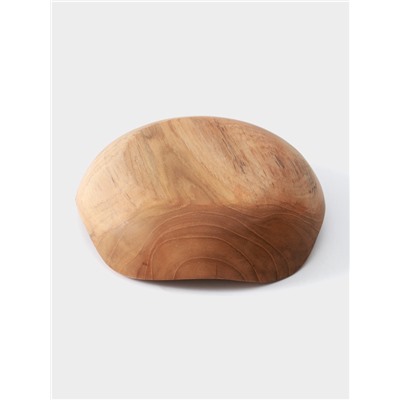 Тарелка, 18×18×5 см, тиковое дерево