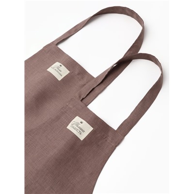 Набор фартуков «Этель» Family, женский 60×70 см, детский 50×60 см, 100% лён