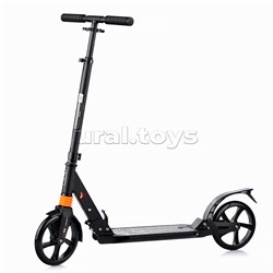 Самокат 2-х кол., черный, PU/ 200 мм, ABEC 7, в коробке