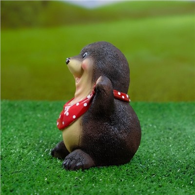 Садовая фигура из полистоуна «Крот», 12×8×10 см