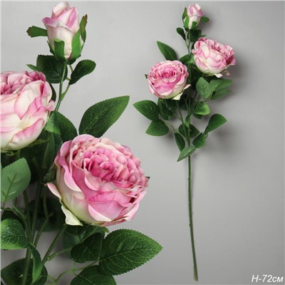 Цветок искусственный Роза пионовидная 72 см / RW-304 /уп 24/144/
